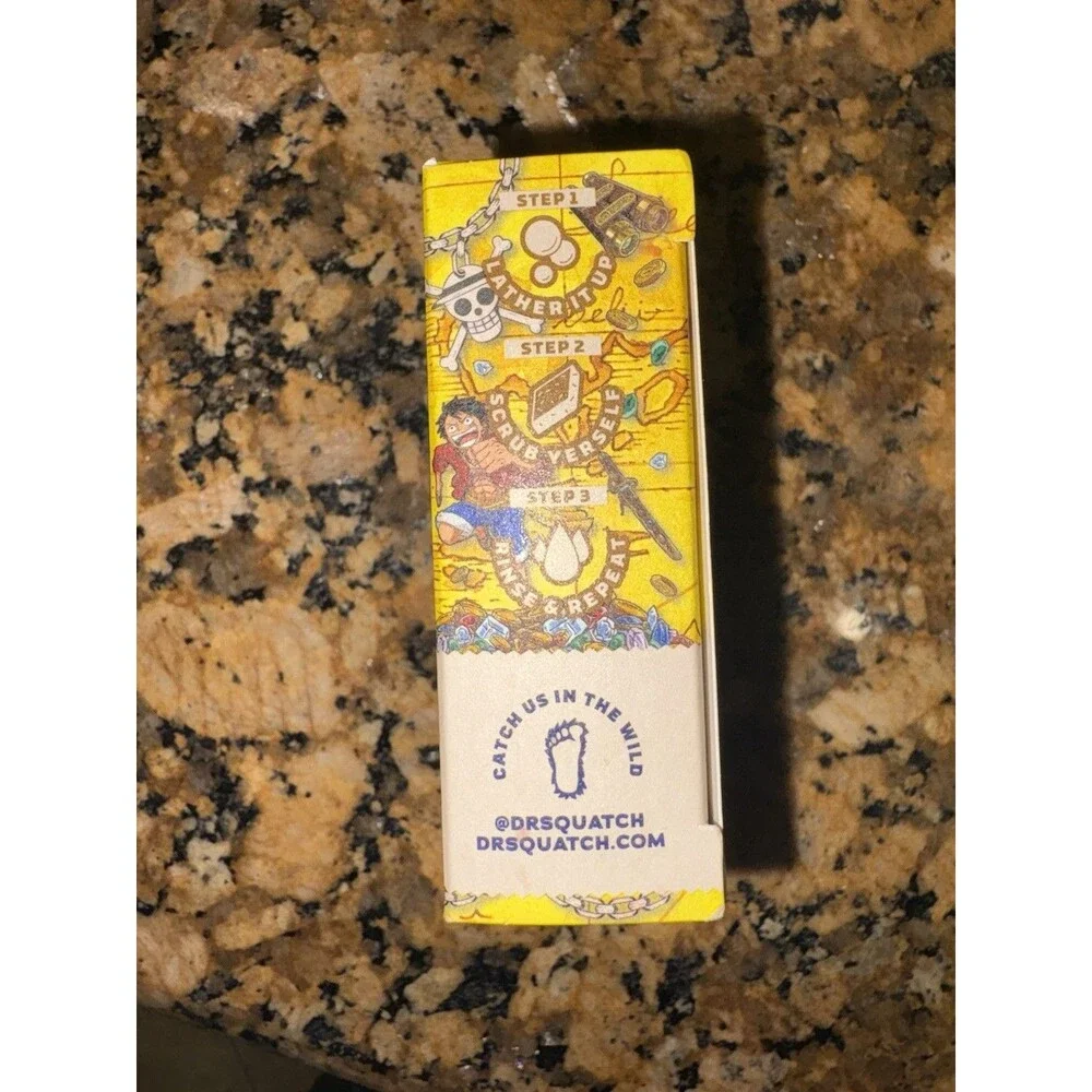 Bundle of Dr. Squatch x One Piece Straw Hat Bricc Deodorant - Soap -Freedom Soap